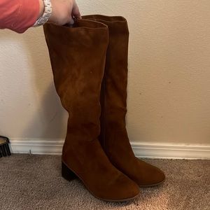 Tall Suede Boots